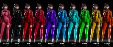 Alt颜色冷却服 身体
