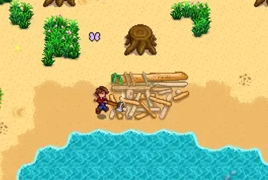 海滩农场浮木修复