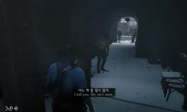 双语言字幕,韩文与英文