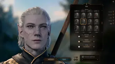 男性半精灵头部C(精灵版)