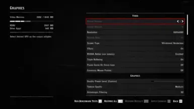 DX12设置XML文件文档(中等偏低)适用于GTX 1660 Super