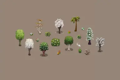 Stardew Foliage Redone - 仅树叶