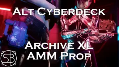 (Silver Breezy Accessories) Alt的赛博控制台 - Archive XL - AMM道具
