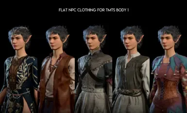 Flat NPC Outfits for TMTS Body 1