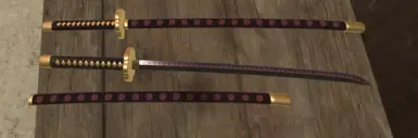 Zoro的带鞘武士刀