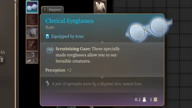 Ione的牧师眼镜