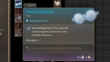 Ione的牧师眼镜
