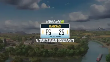 FS25 堪萨斯州替代车牌