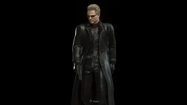Albert Wesker Black Midnight Coat