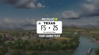FS25 德克萨斯州车牌