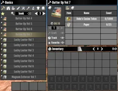 可制作技能书和蓝图 V1.0
