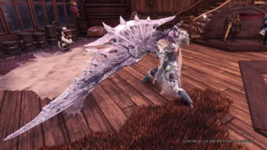 极度白色冰咒龙武器