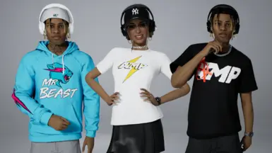 Youtubers Merch (Kai Cenat - iShowSpeed - Mr. Beast...)