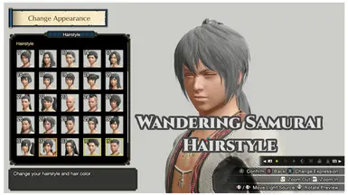 流浪武士发型（MHW）