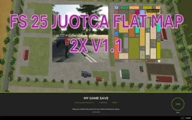 FS25 Juotca 平坦地图 2X V1.1