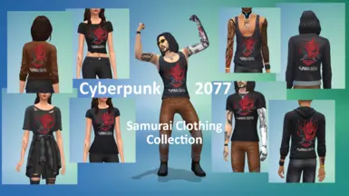 赛博朋克2077 武士服装系列