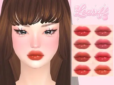 Learxfl 深红之吻口红