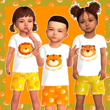 听我咆哮服装2 幼儿