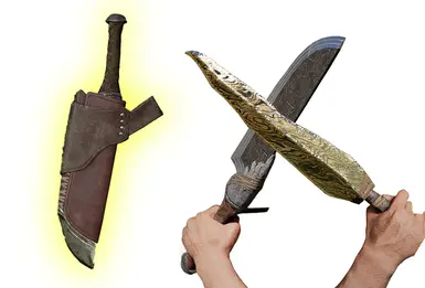 (NEW DAGGER SHEATH) Kylus Dagger 和 Dark Pursuit之匕的剑替换