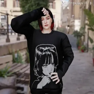 男性姿势 14