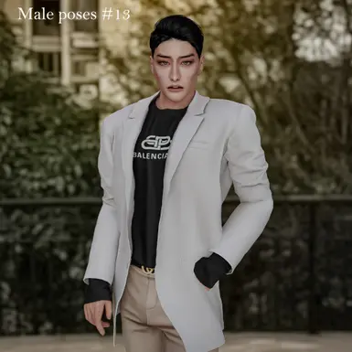 男性姿势 13