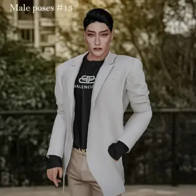 男性姿势 13