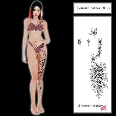 女性纹身 30