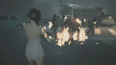 强烈燃烧