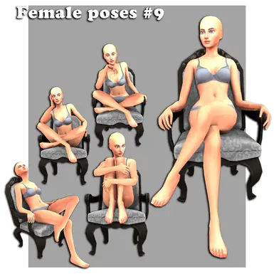 女性姿势 9