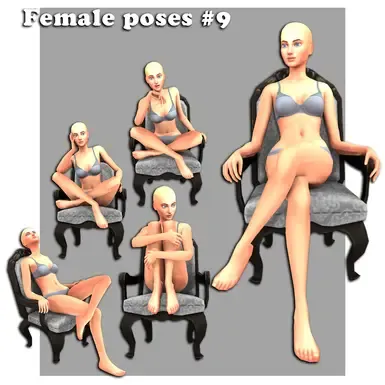 女性姿势 9