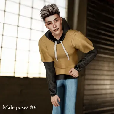 男性姿势 9