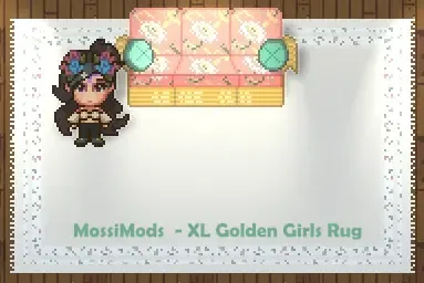XL黄金女孩客厅地毯