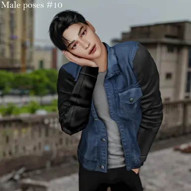 男性姿势 10