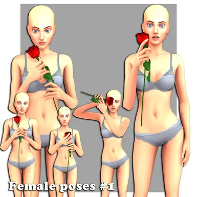 女性姿势1