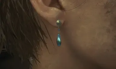 Jill的泪滴形耳环