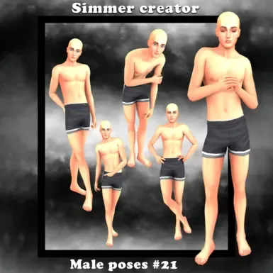 男性姿势 21
