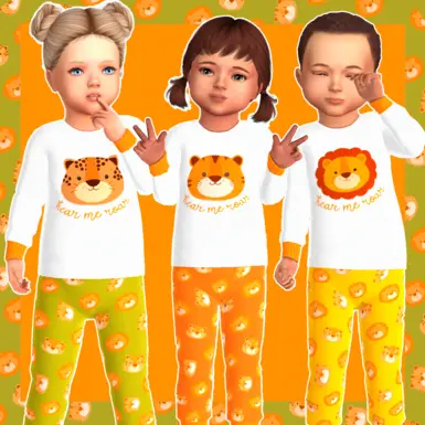 听我咆哮 幼儿装