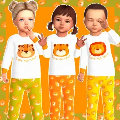 听我咆哮 幼儿装
