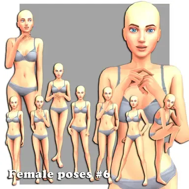 女性姿势 6