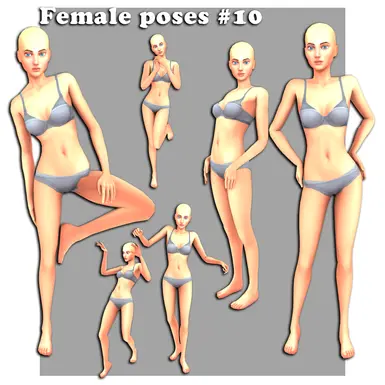 女性姿势10