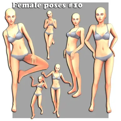 女性姿势10