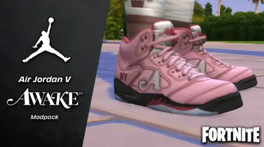 Air Jordan 5 Awake NY 运动鞋模组包(Fortnite)