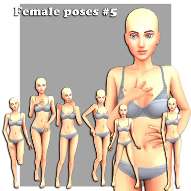 女性姿势 5