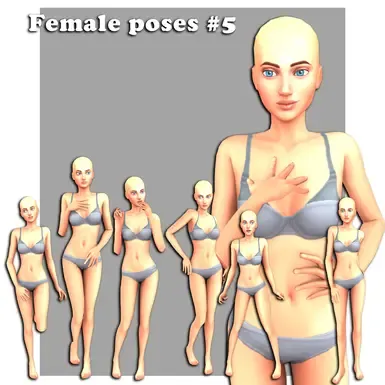 女性姿势 5