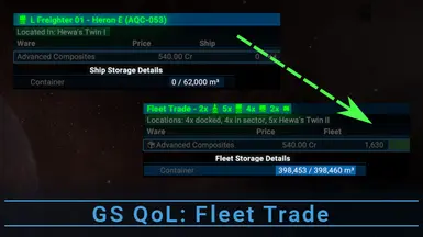 GS QoL - 舰队交易