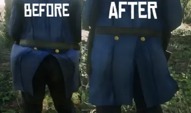 圣丹尼斯警察制服与约翰外套物理效果修复