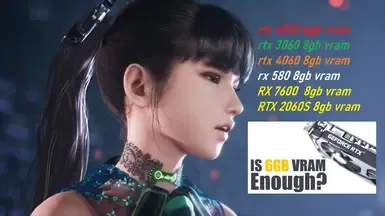 6GB显存 更高性能 - 4K纹理极致高画质设定