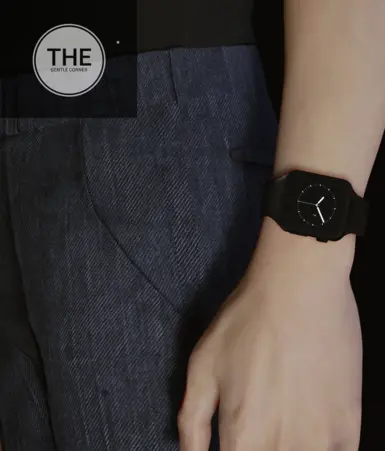 Apple Watch 不锈钢黑色运动表带