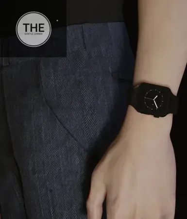 Apple Watch 不锈钢黑色运动表带