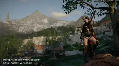 使用 ASI 模组配合 Optiscaler (Dlss Enabler) 的 version.dll